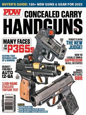 Cover image for Personal Defense World: December/January 2022 (Gun Buyer's Guide)